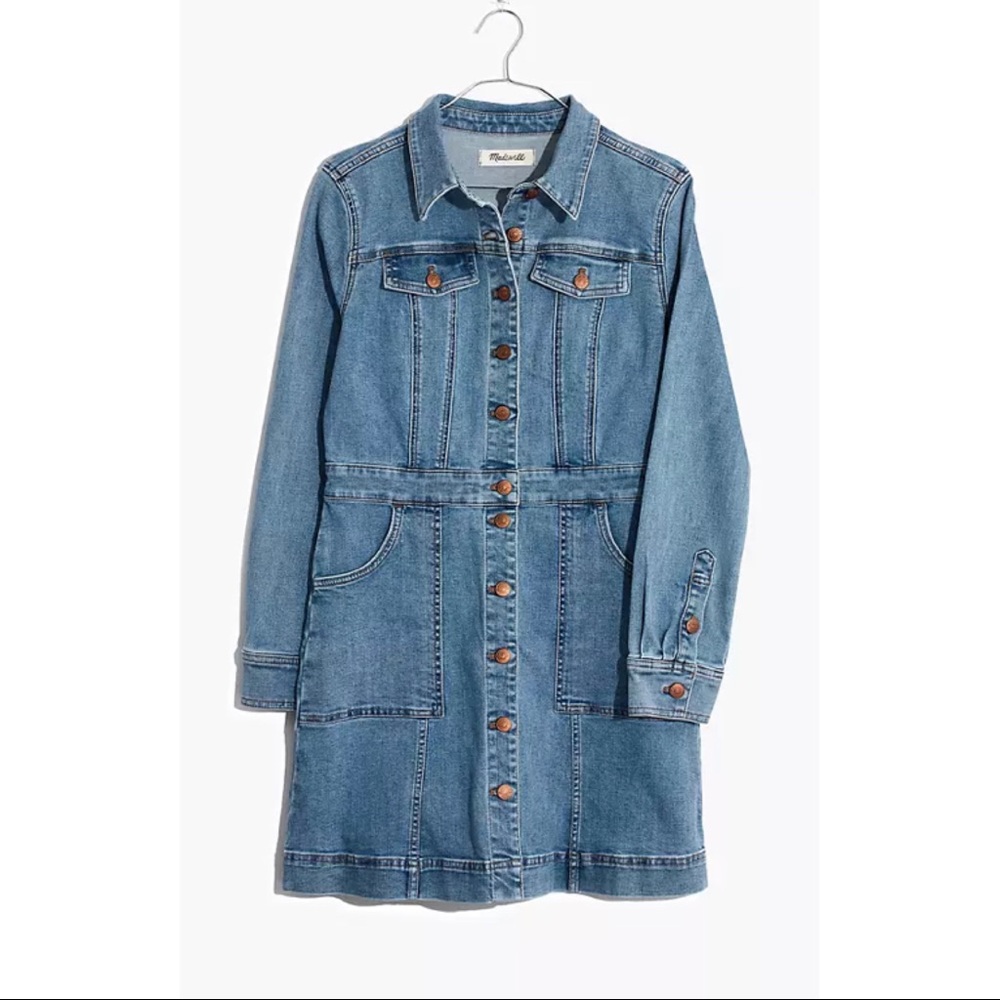 Madewell Denim Structured Shirtdress